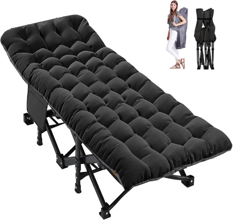 Our Review: Spacious, Heavy-Duty Camping Cot for Us