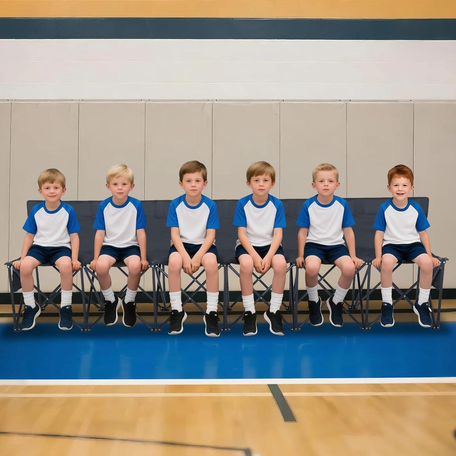 Our sideline Solution: LILYPELLE ‌6-Seat Bench