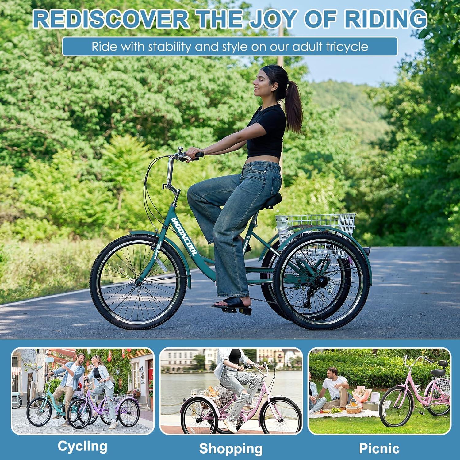 Our Honest Look at LILYPELLE 7-Speed Adult Trike