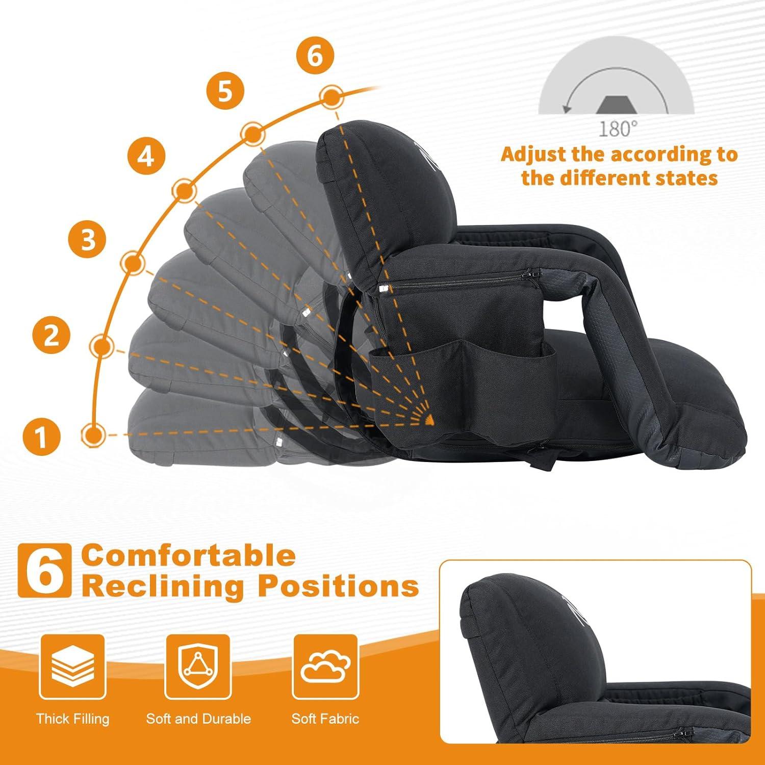 our‍ Game-Day Upgrade:​ Comfy Reclining Stadium seat