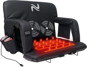 We Tried LILYPELLE: Cozy Heated Massage Bleacher Seat