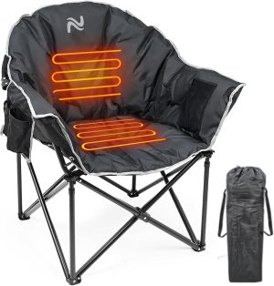 We Tested the Cozy Oversized Heated Moon Chair