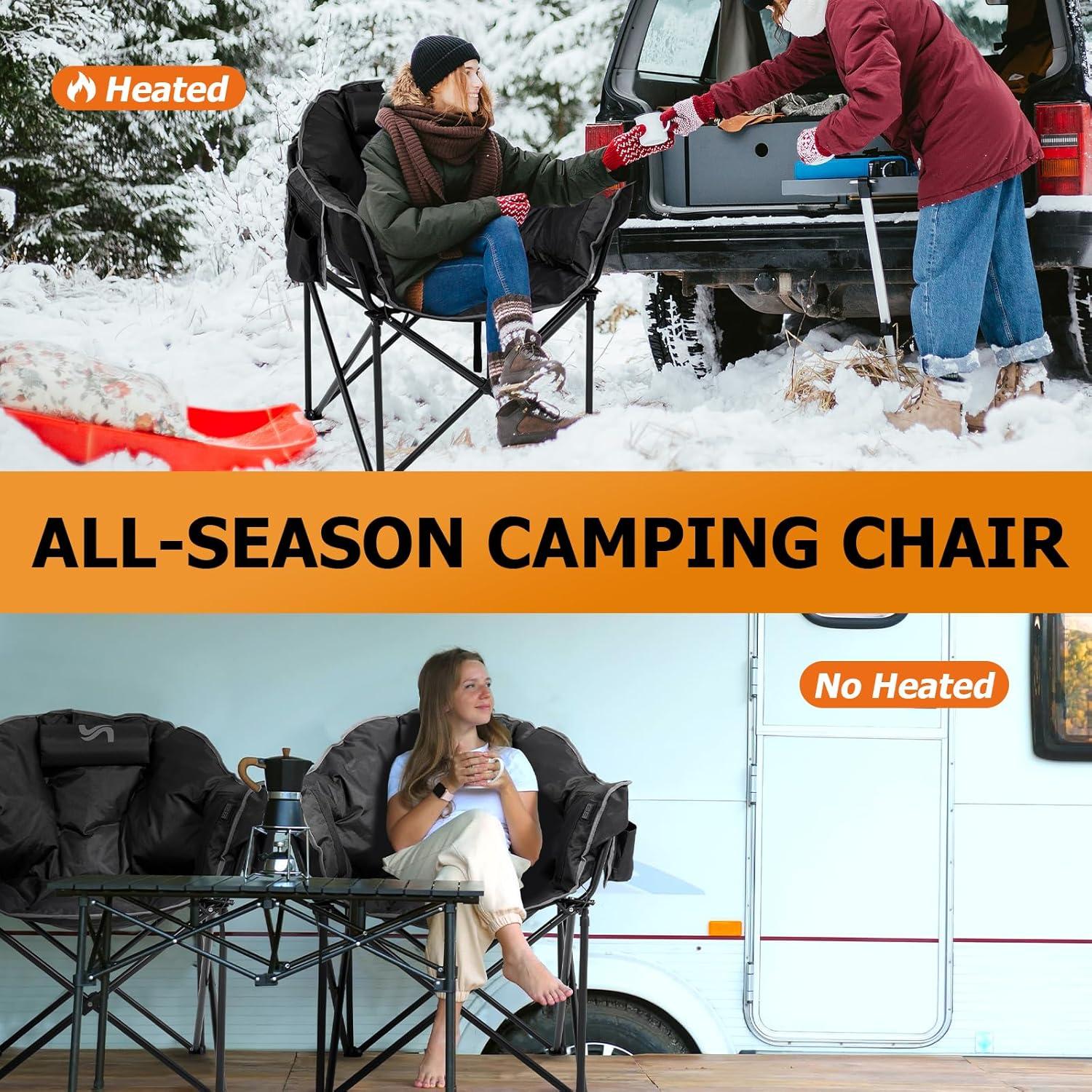 Our Review: Oversized Heated Moon Chair for Outdoors