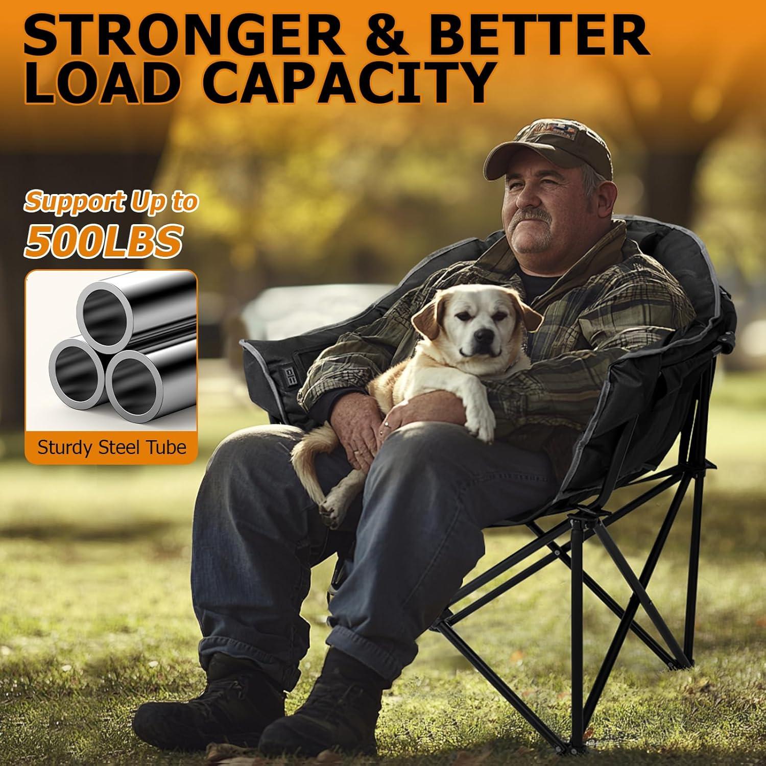 Our Review: Oversized Heated Moon Chair for Outdoors