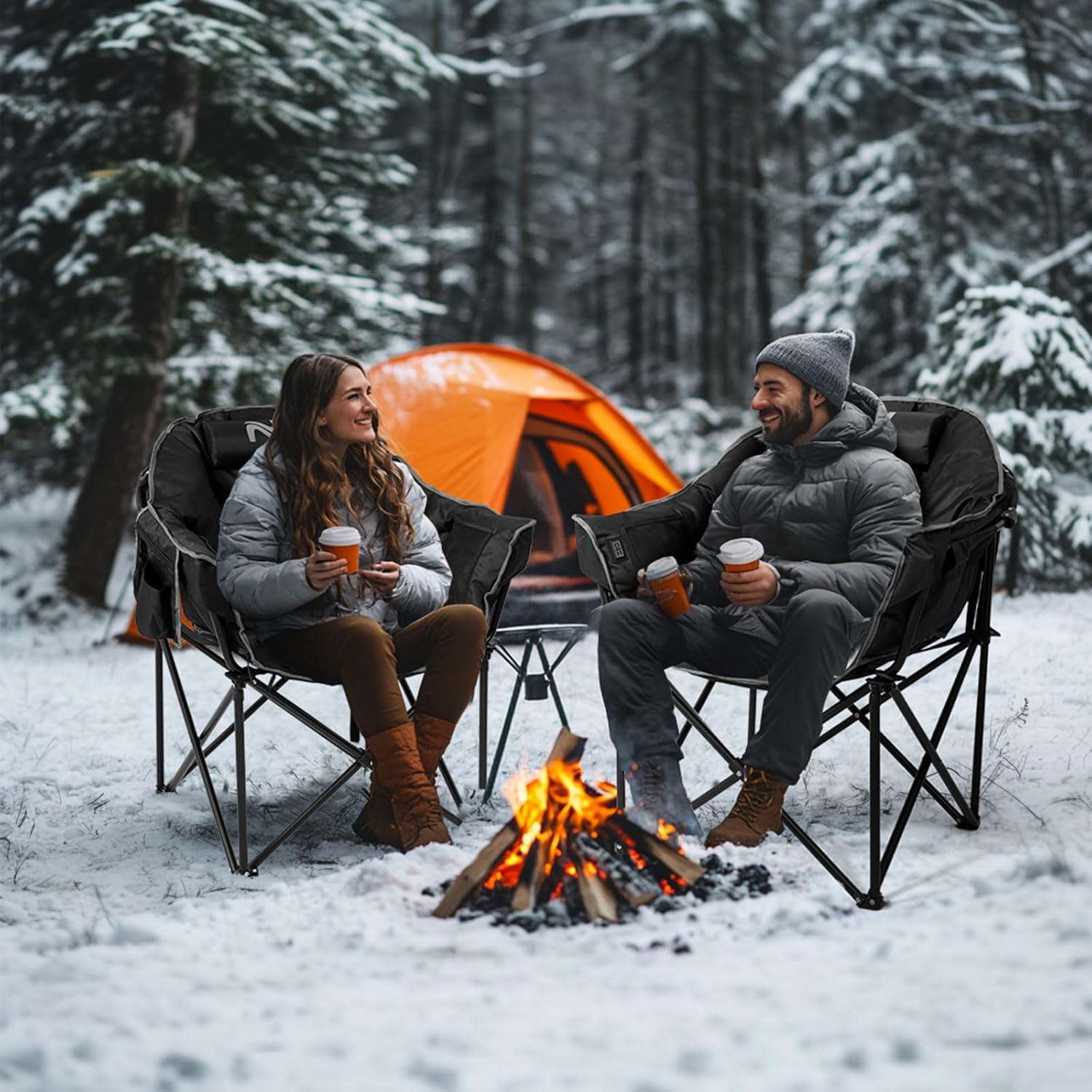Our Review: Oversized Heated Moon Chair for Outdoors