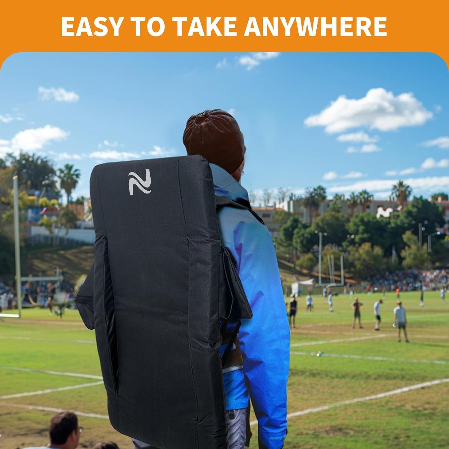 We Tried LILYPELLE: Cozy Heated Massage Bleacher Seat